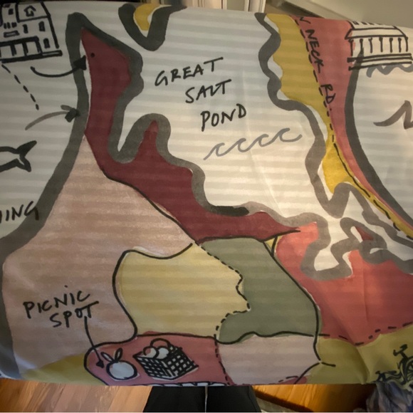 Block Island Lover? Gift New England Coastal Block Island map. Wear or display. - Picture 3 of 9